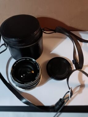 Vintage Minolta MC W. Rokkor-SG 28mm Manual Focus  Camera Lens - Black